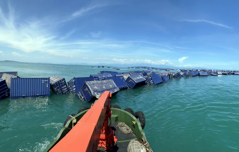 海运集装箱船在高雄淹没缘故原由曝光！